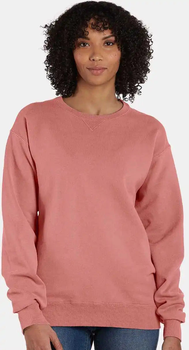 Comfortwash Gdh400 Garment Dyed Unisex Crewneck Sweatshirt Mauve