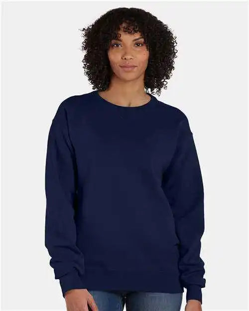 Comfortwash Gdh400 Garment Dyed Unisex Crewneck Sweatshirt Navy