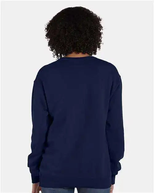 Comfortwash Gdh400 Garment Dyed Unisex Crewneck Sweatshirt Navy