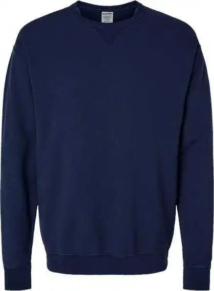 Comfortwash Gdh400 Garment Dyed Unisex Crewneck Sweatshirt Navy