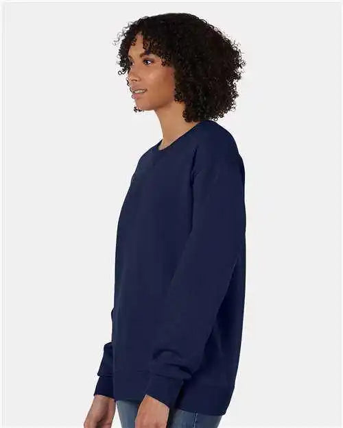 Comfortwash Gdh400 Garment Dyed Unisex Crewneck Sweatshirt Navy
