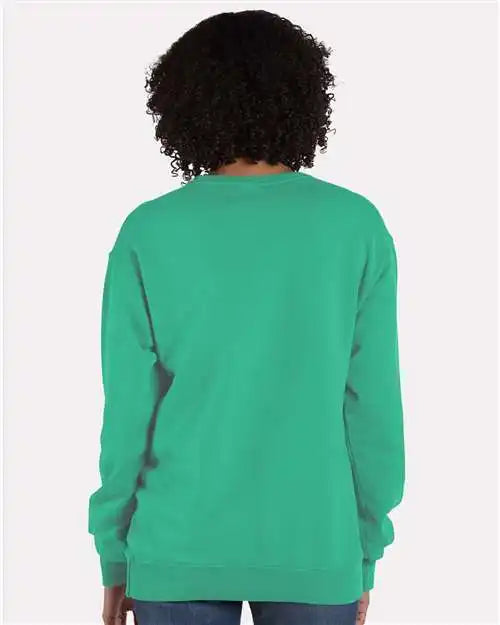 Comfortwash Gdh400 Garment Dyed Unisex Crewneck Sweatshirt Rich Green Grass