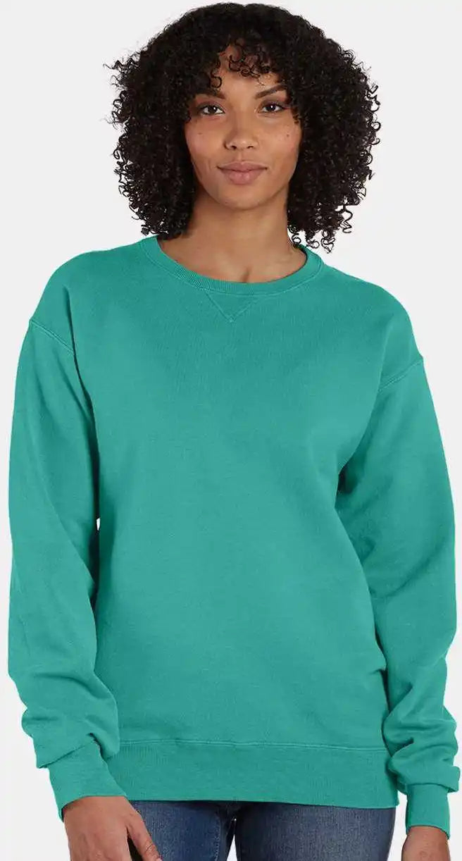 Comfortwash Gdh400 Garment Dyed Unisex Crewneck Sweatshirt Spanish Moss
