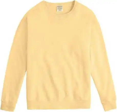 Comfortwash Gdh400 Garment Dyed Unisex Crewneck Sweatshirt Summer Squash Yellow