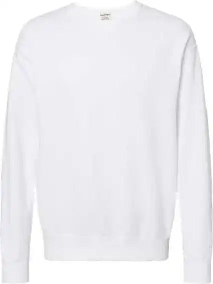 Comfortwash Gdh400 Garment Dyed Unisex Crewneck Sweatshirt White Pfd