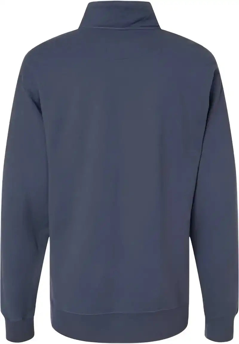 Comfortwash Gdh425 Garment Dyed Quarter Zip Sweatshirt Anchor Slate