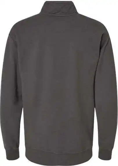 Comfortwash Gdh425 Garment Dyed Quarter Zip Sweatshirt New Railroad Gray