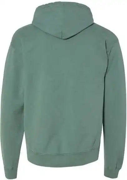 Comfortwash Gdh450 Garment Dyed Unisex Hooded Pullover Sweatshirt Cypress Green
