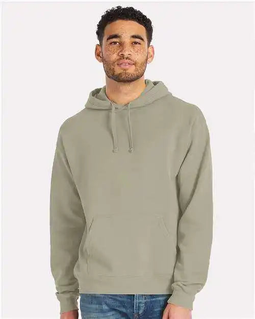 Comfortwash Gdh450 Garment Dyed Unisex Hooded Sweatshirt Faded Fatigue