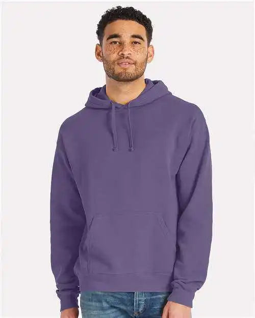 Comfortwash Gdh450 Garment Dyed Unisex Hooded Sweatshirt - Grape Soda