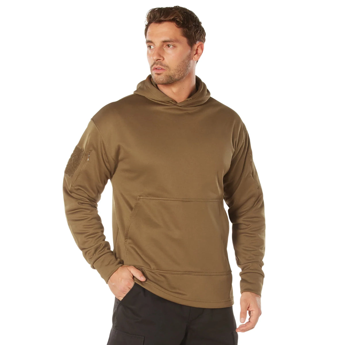 Concealed Carry Hoodie - Coyote Brown / s