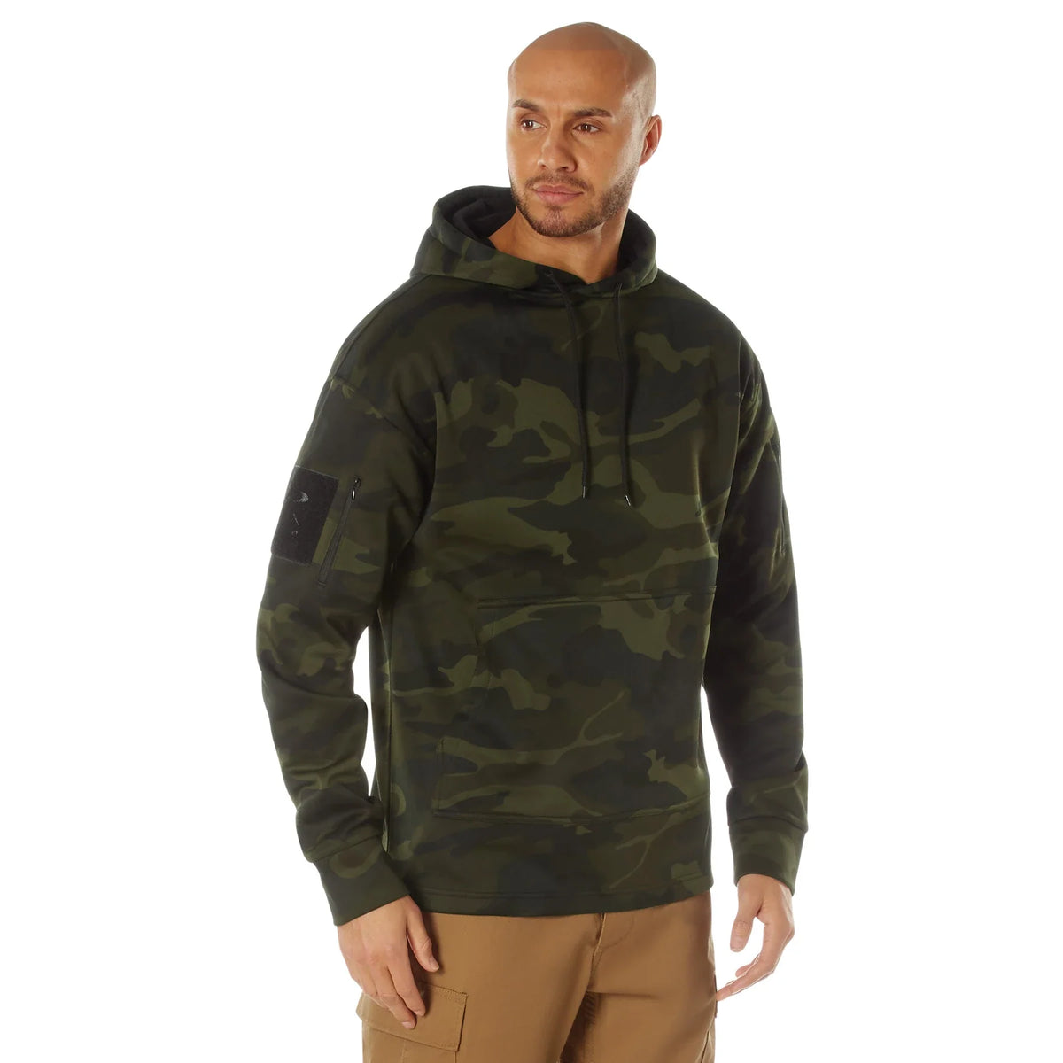Concealed Carry Hoodie - Midnight Woodland Camo / 3xl