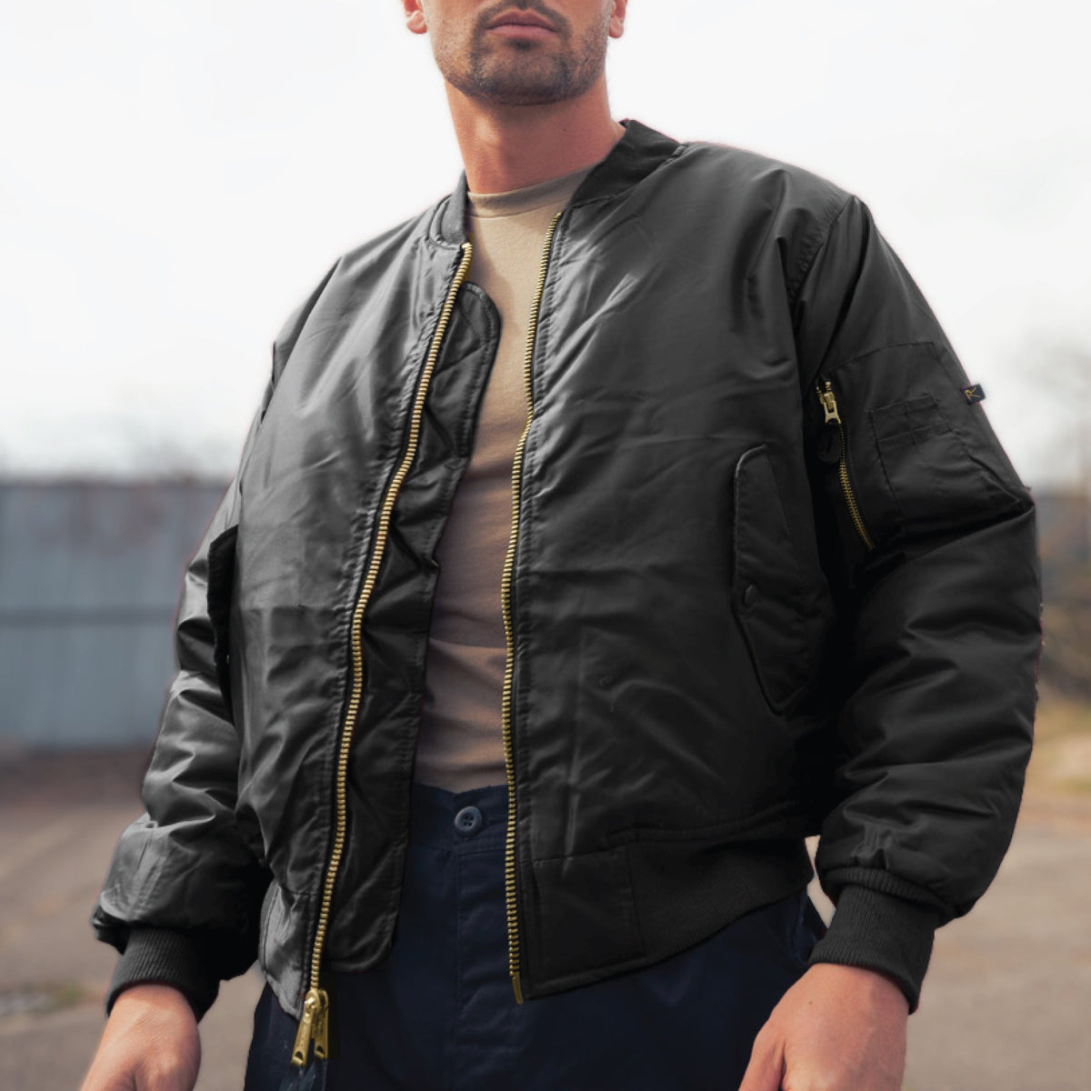 Concealed Carry Ma-1 Flight Jacket