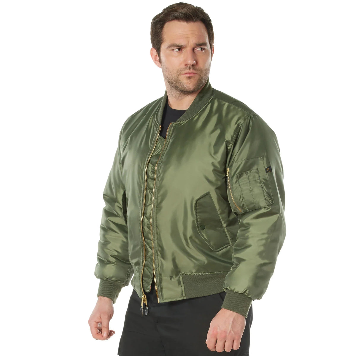 Concealed Carry Ma-1 Flight Jacket - Sage Green / s