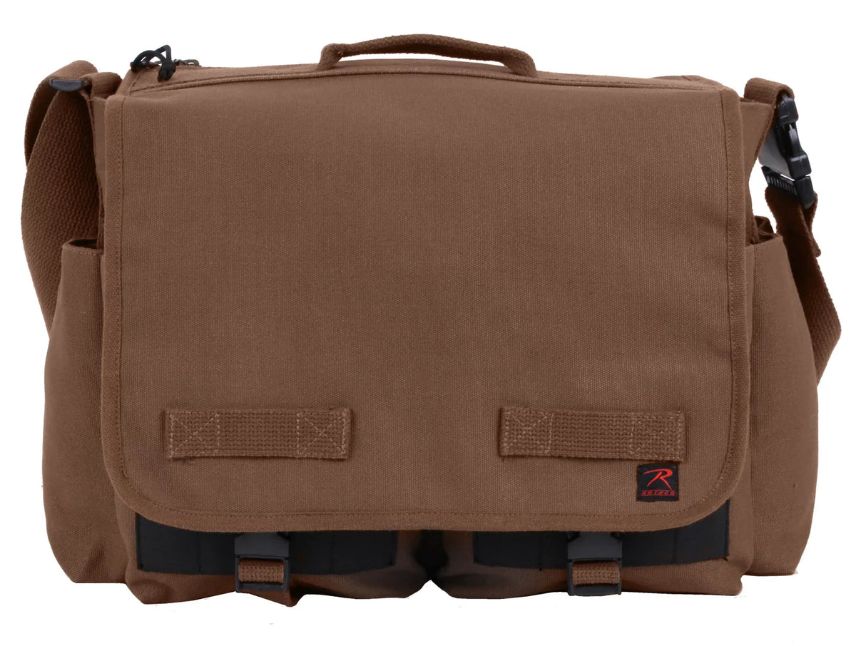 Concealed Carry Messenger Bag - Earth Brown