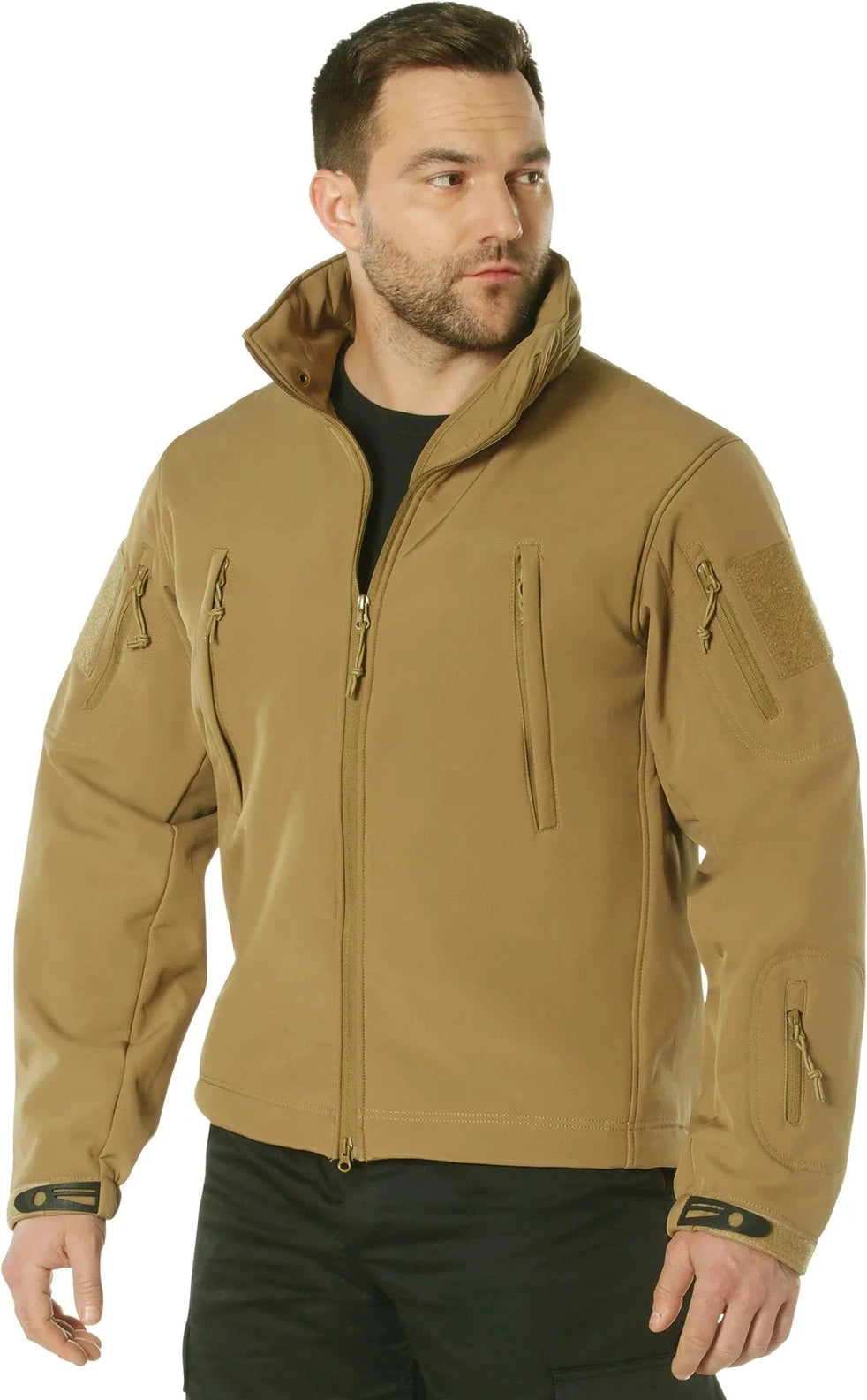 Concealed Carry Soft Shell Jacket - Coyote Brown / m