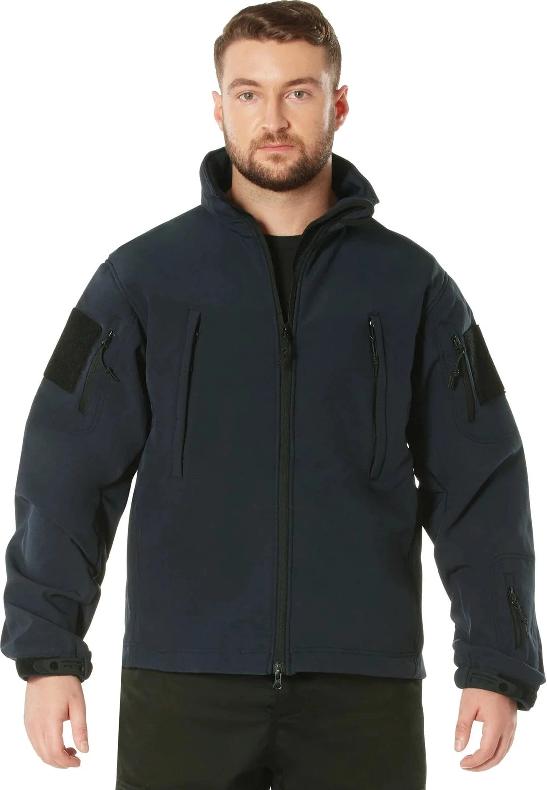 Concealed Carry Soft Shell Jacket - Midnight Navy Blue / m