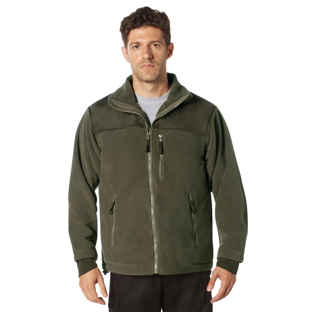 Concealed Carry Spec Ops Fleece Jacket - Olive Drab / s