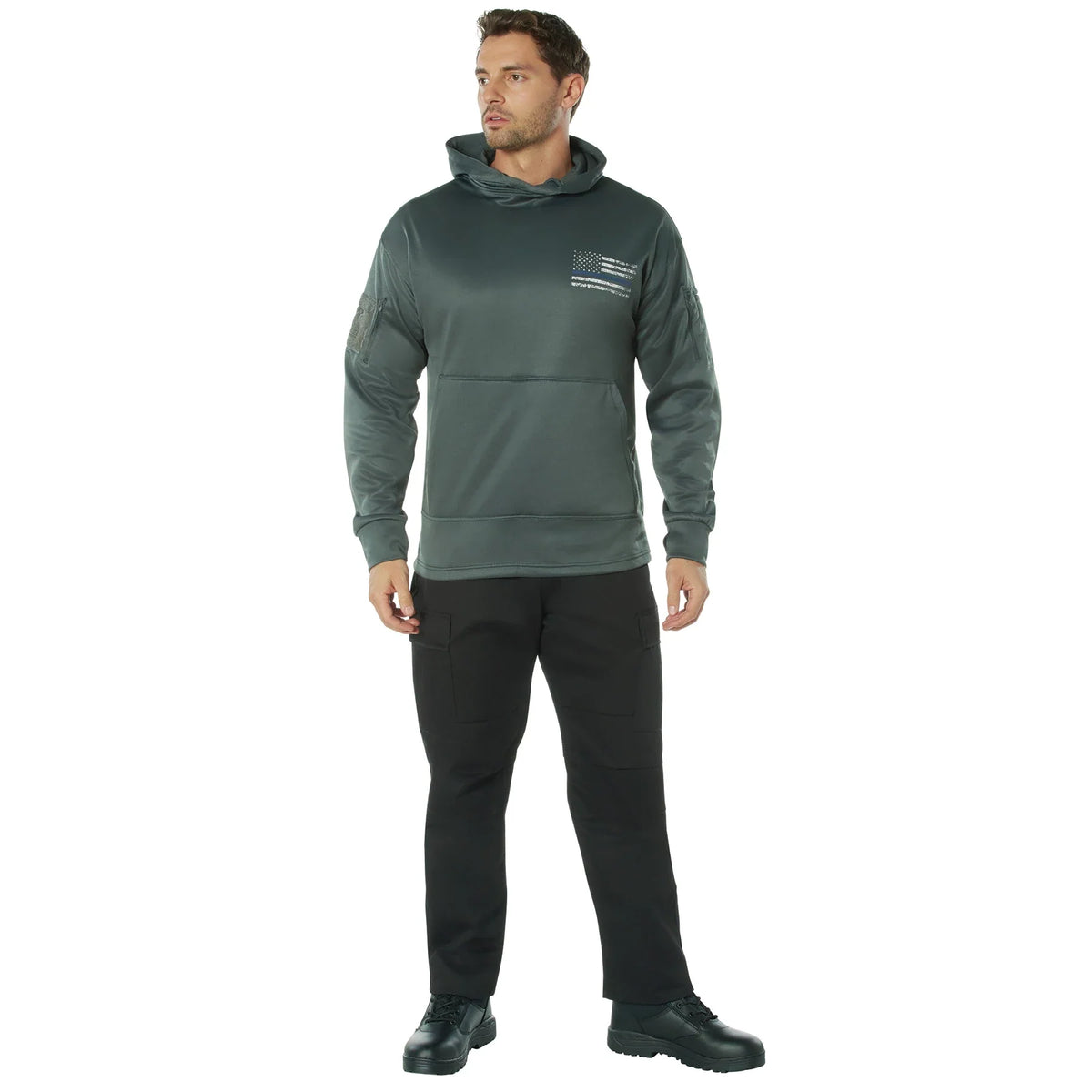 Concealed Carry Thin Blue Line Hoodie