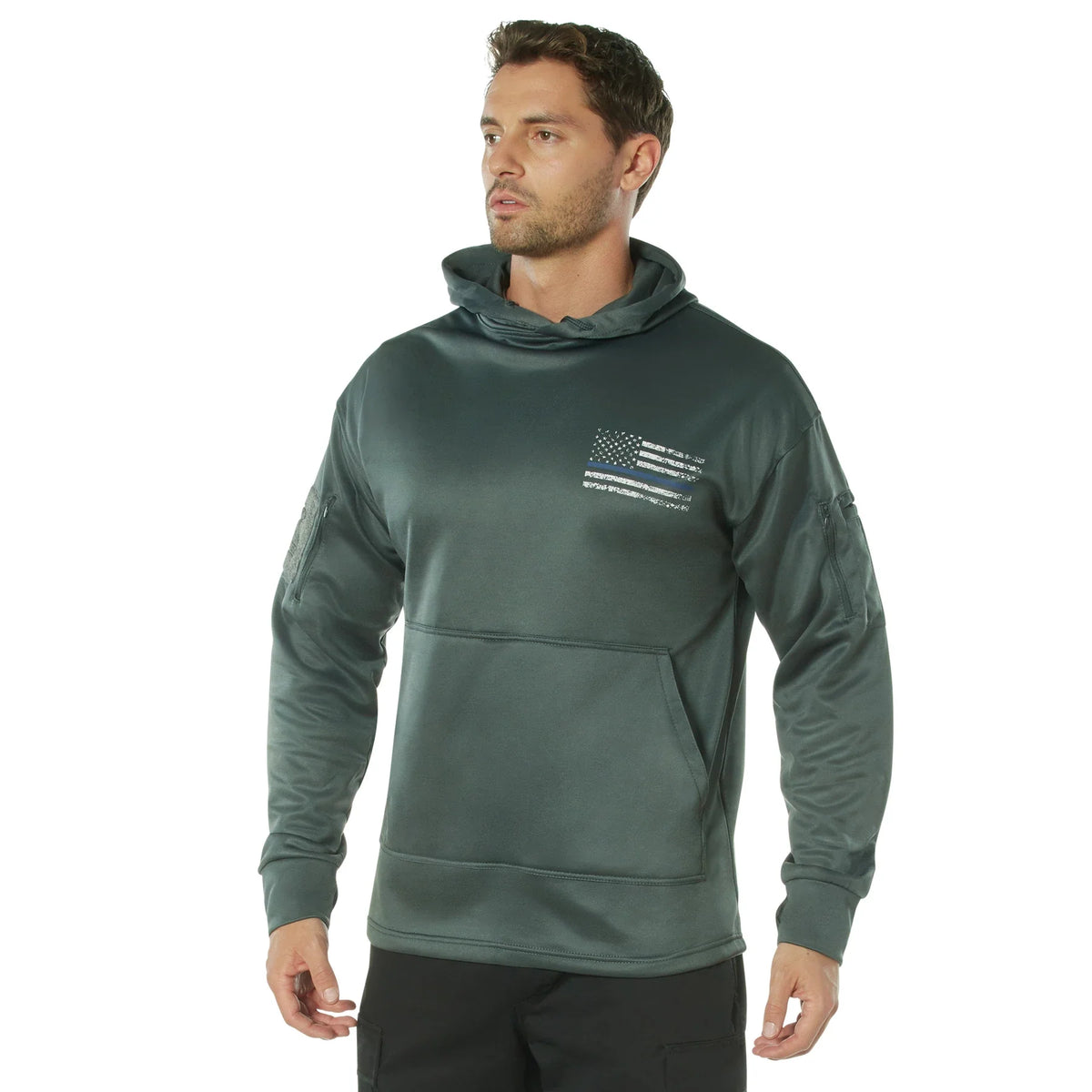 Concealed Carry Thin Blue Line Hoodie