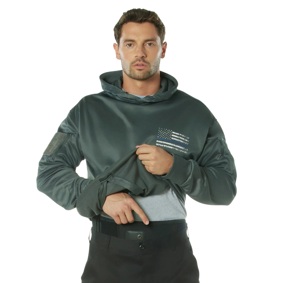 Concealed Carry Thin Blue Line Hoodie