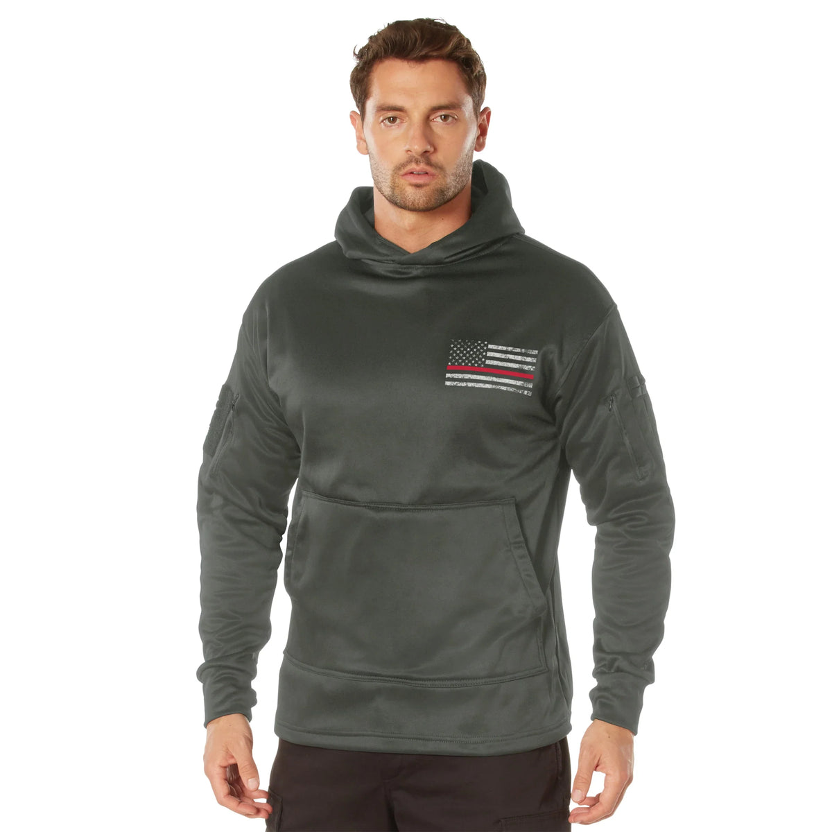 Concealed Carry Thin Red Line Hoodie
