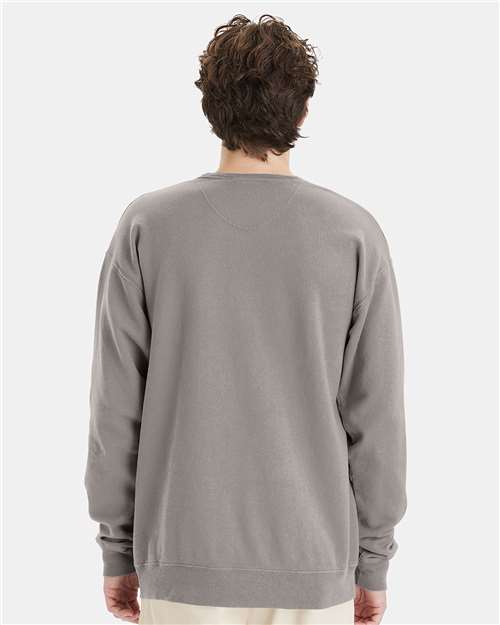 Concrete Grey Garment-Dyed Crewneck Sweatshirt - GDH400