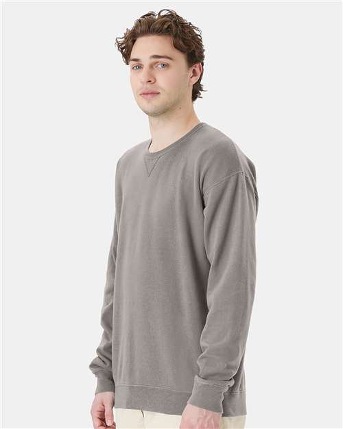 Concrete Grey Garment-Dyed Crewneck Sweatshirt - GDH400