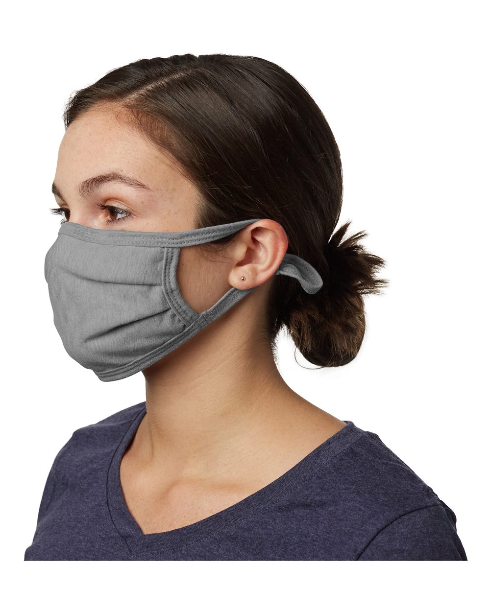 Concrete Grey X-Temp™ 2-Ply Adjustable Face Mask - BMSKAR
