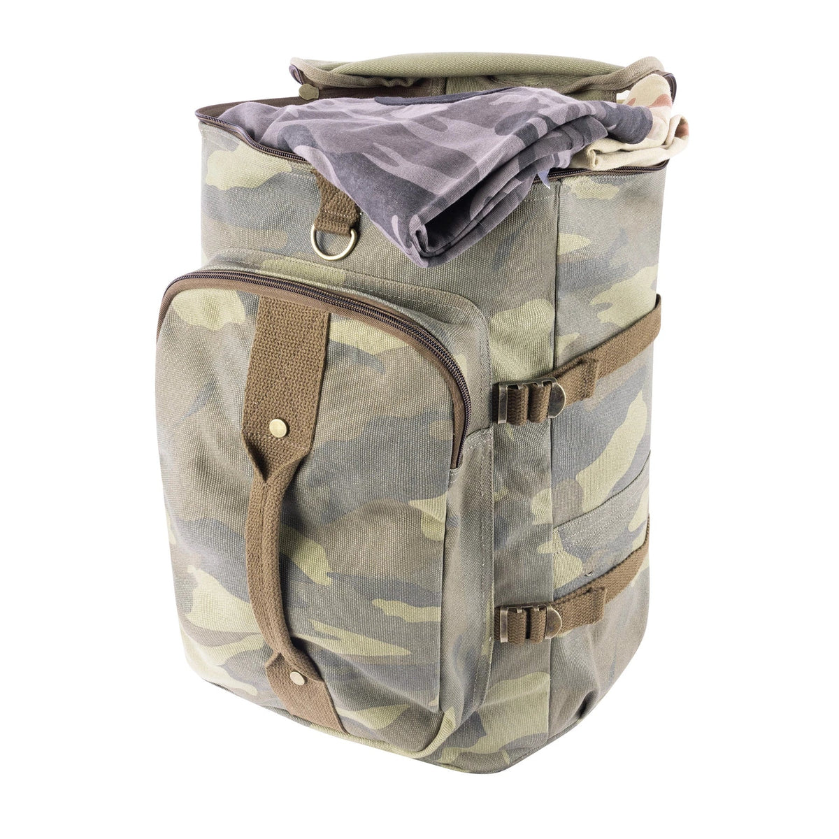 Convertible Canvas Duffle / Backpack - 19 Inches