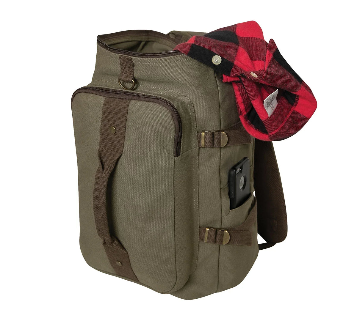 Convertible Canvas Duffle / Backpack - 19 Inches