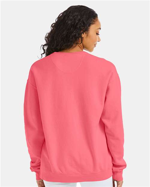 Coral Craze Garment-Dyed Crewneck Sweatshirt - GDH400