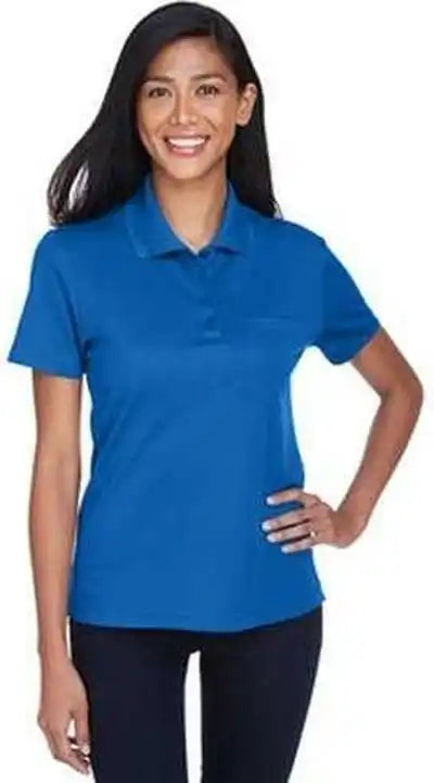 Core 365 78181p Ladies’ Origin Performance Pique Polo with Pocket True Royal