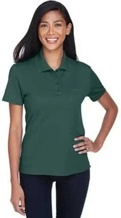 Core 365 78181p Ladies’ Origin Performance Pique Polo with Pocket Forest