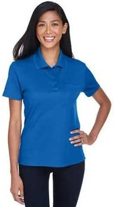 Core 365 78181p Ladies’ Origin Performance Pique Polo with Pocket True Royal