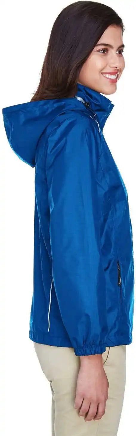 Core 365 78185 Ladies’ Climate Seam Sealed Lightweight Variegated Ripstop Jacket True Royal / Ladies m