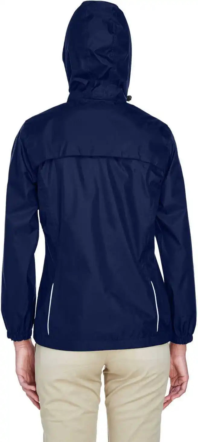 Core 365 78185 Ladies’ Climate Seam Sealed Lightweight Variegated Ripstop Jacket Navy