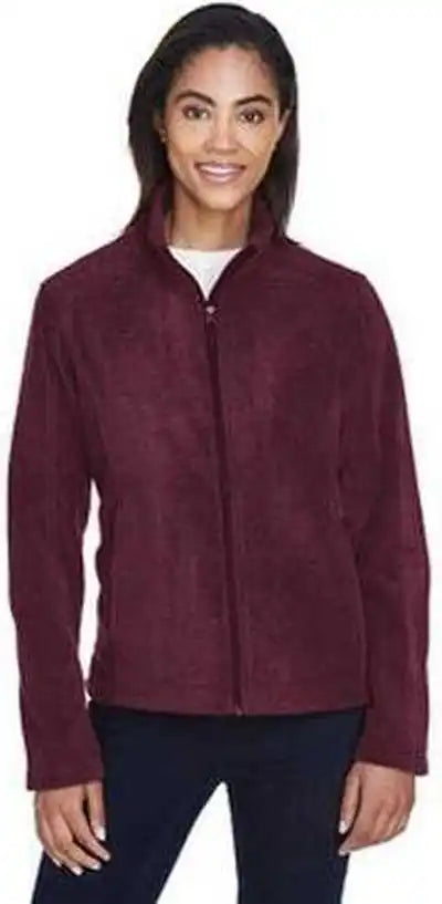 Core 365 78190 Ladies’ Journey Fleece Jacket - Burgundy
