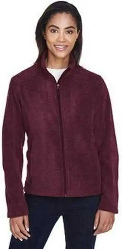 Core 365 78190 Ladies’ Journey Fleece Jacket - Burgundy