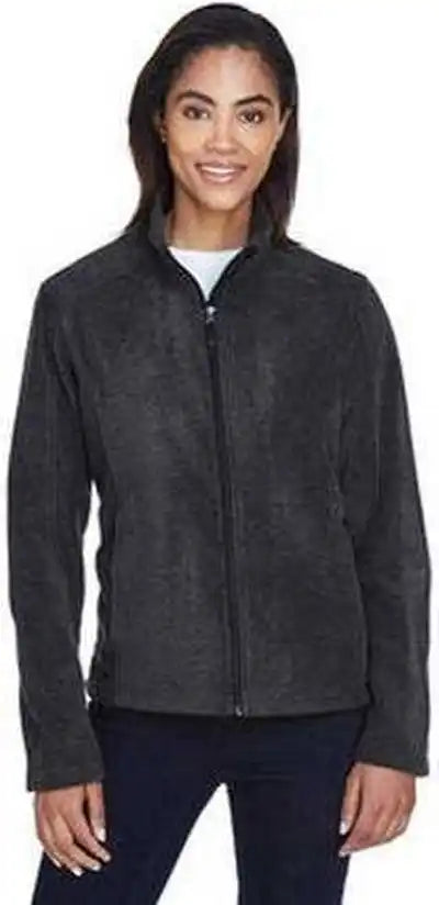 Core 365 78190 Ladies’ Journey Fleece Jacket - Heather Charcoal