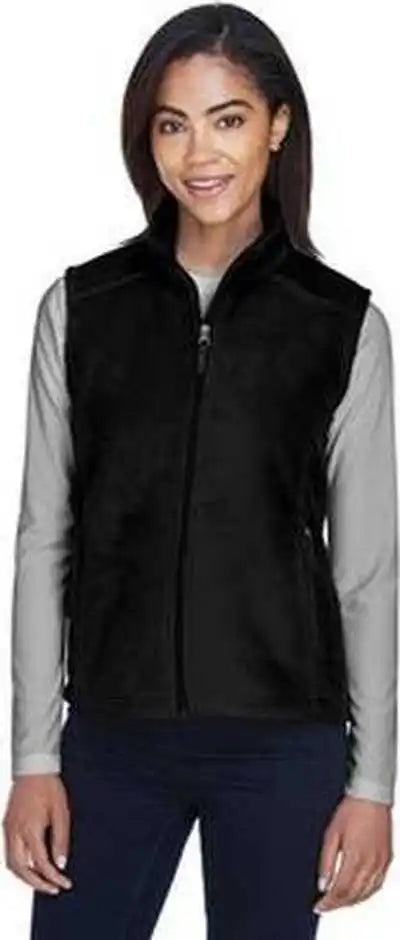 Core 365 78191 Ladies’ Journey Fleece Vest - Black
