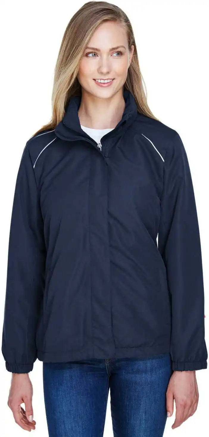 Core 365 78224 Ladies’ Profile Fleece Lined All Season Jacket Navy
