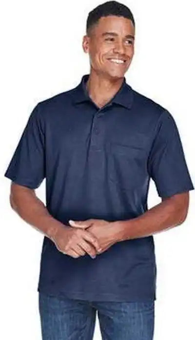 Core 365 88181p Men’s Origin Performance Pique Polo with Pocket - Navy