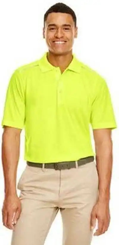 Core 365 88181r Men’s Radiant Performance Pique Polo Withreflective Piping - Safety Yellow