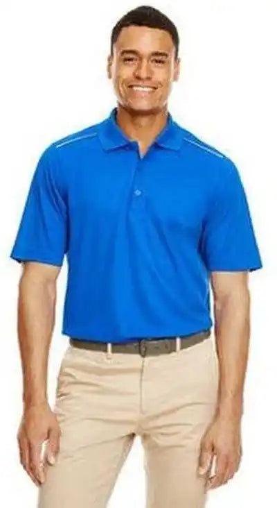 Core 365 88181r Men’s Radiant Performance Pique Polo Withreflective Piping - True Royal