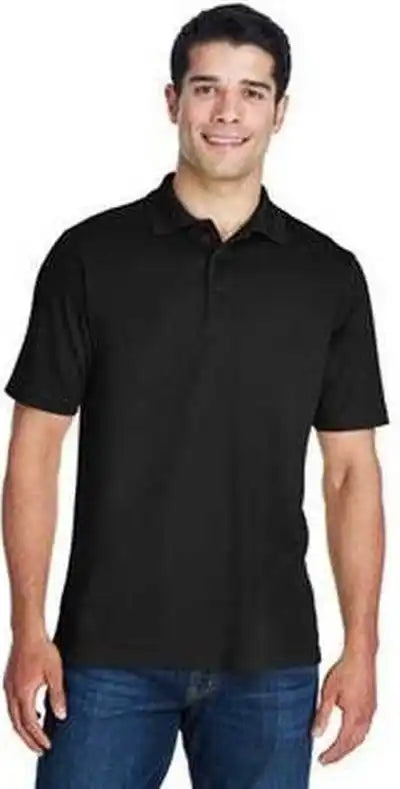 Core 365 88181t Men’s Tall Origin Performance Pique Polo Black