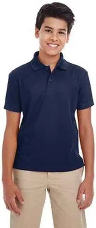 Core 365 88181y Youth Origin Performance Pique Polo - Navy