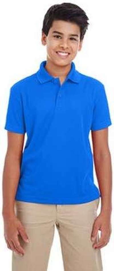 Core 365 88181y Youth Origin Performance Pique Polo - True Royal