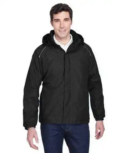 Core 365 88189 Men’s Brisk Insulated Jacket - Black