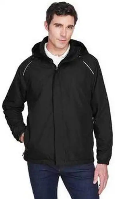 Core 365 88189t Men’s Tall Brisk Insulated Jacket - Black
